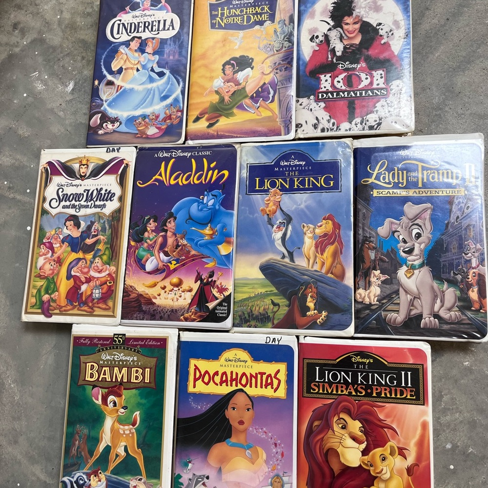 Disney Classic VHS Collection - Vibrant Covers